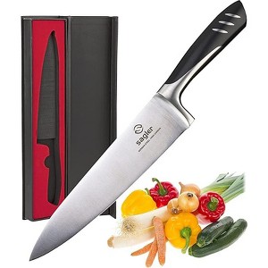 Chef Knife 8 Inch - Kitchen Knife European Steel - Best Chef Knife for High Carbon Stainless Steel - HomeItUsa - 1 of 4