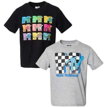 MTV 2 Pack Graphic T-Shirts Little Kid to Big Kid