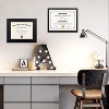 upsimples 11x14 Diploma Frame Certificate Degree Document Frame with High Definition Glass, 8.5 x 11 with mat for Wall and Tabletop, 3 Pack - 2 of 4
