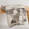 Lodge Toile Quilted Throw - Levtex Home - 3 of 4