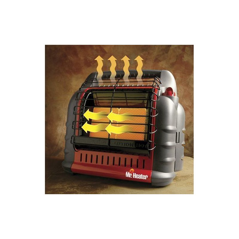 Mr. Heater Portable Big Buddy Propane Heater with 10-Feet Propane Hose Bundle, 3 of 4
