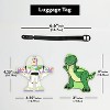 Disney Toy Story Luggage Tags Gifts Rex and Buzz Lightyear PVC Travel Tags Gifts - Set of 4 - 4 of 4