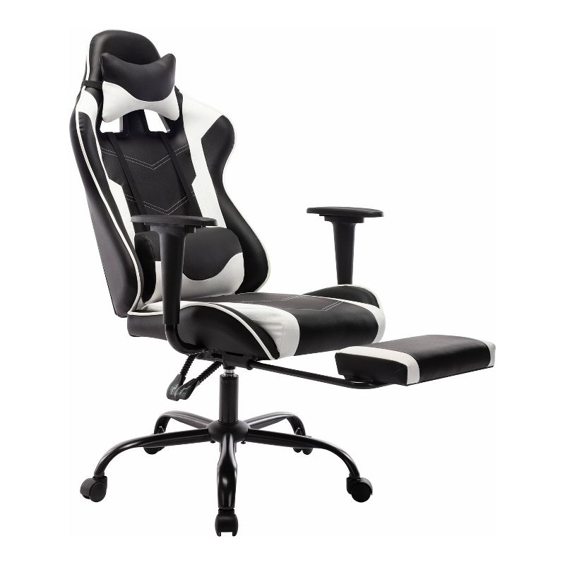24/7 Shop At Home Ezra Adjustable Leg Rest Gaming Chair  , 4 of 10