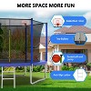 Jump Into Fun 14FT Trampoline for Kids & Adults with Basketball Hoop,Recreational Trampolines with Safety Enclosure for Back Yard Outdoor - 2 of 4