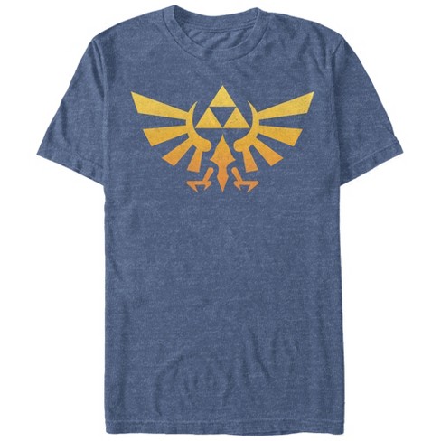 cafetaria stilte Onderwijs Men's Nintendo Legend Of Zelda Triforce Fade T-shirt : Target