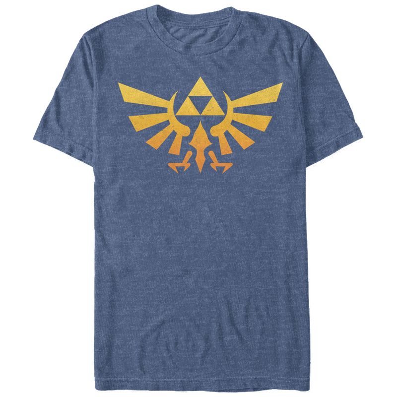 Men's Nintendo Legend of Zelda Triforce Fade T-Shirt, 1 of 5