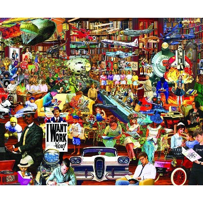 Sunsout 20th Century History 1000 Pc Large Pieces Jigsaw Puzzle 61508 ...