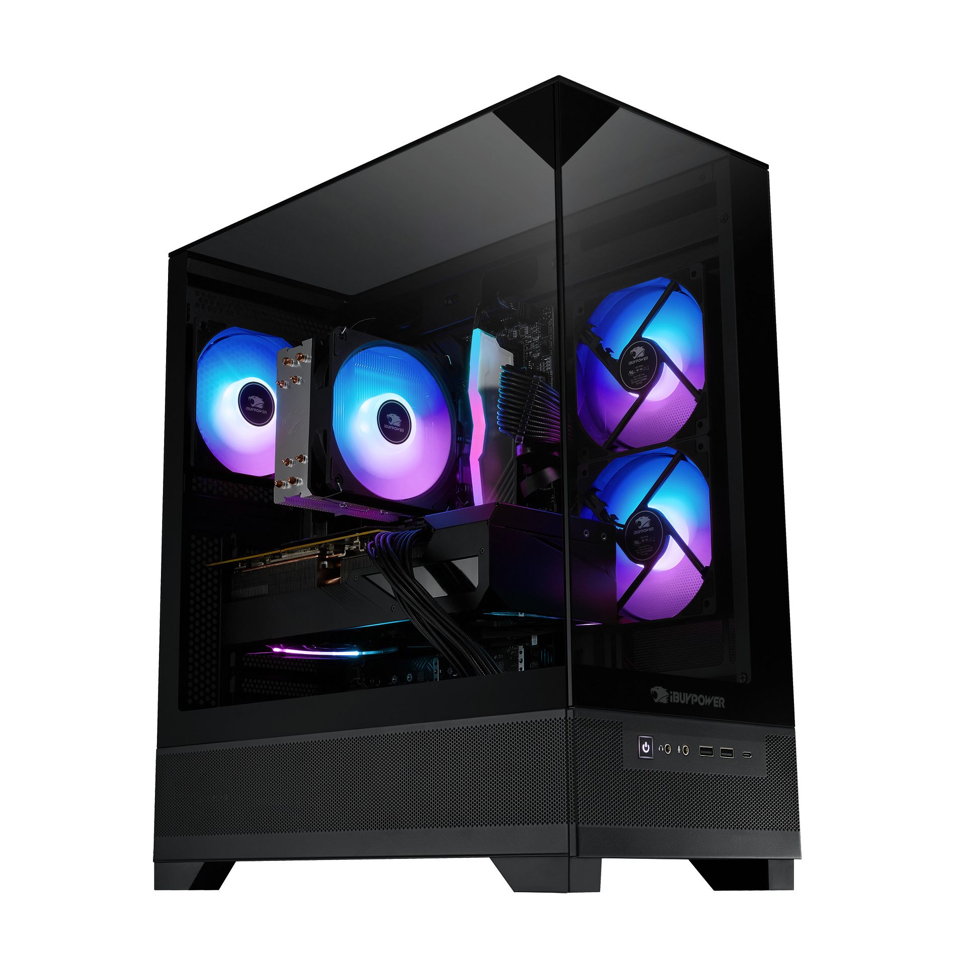 iBUYPOWER Element SE Gaming PC Desktop - Intel Core i5 14400F, NVIDIA GeForce RTX 5050 8GB, 16GB DDR5 RGB RAM, 1TB NVMe SSD