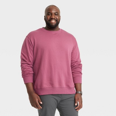 Men's Regular Fit Crewneck Pullover Sweatshirt - Goodfellow & Co™ Cement  Gray Xl : Target