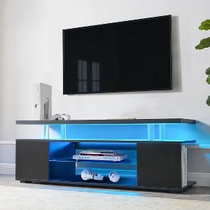 NicBex TV Stand for 65 Inch TV LED Gaming Entertainment Center with Large Side Cabinet Media Console for Living Room, Bedroom - 1 of 4