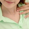 Girls' Cubic Zirconia Letter Sterling Silver Necklace - In Season Jewelry - 3 of 4