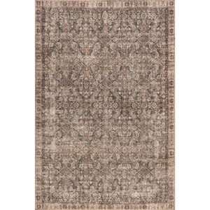 Nuloom Hillstone Collection Calantha Traditional Vintage Medallion Area Rug - 1 of 4