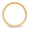 Black Bow Jewelry 3mm 10K White or Yellow Gold Beveled Edge Comfort Fit Band - 2 of 4