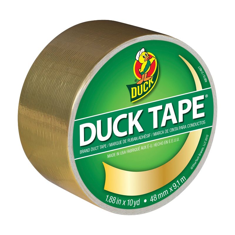 Duck 3pk 1.88&#34; x 10yd Duct Tape Gold, 3 of 13