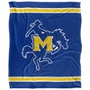 Mcneese State University Primary Logo Stripes Silky 50x60 Blanket, 1 Sided - 2 of 4