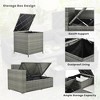 YOOCOZZ 6-Piece Patio Rattan Sectional Set - Adjustable Seating & Storage - 4 of 4