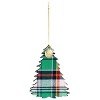 Gibson Holiday Tree Ornament 4 Piece Set in Red and Green - 3 of 4
