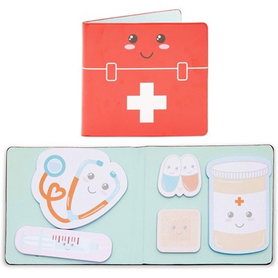 Paper Junkie 5 Pack Sticky Note Set for Doctor Nurses Appreciation, 150 Sheets (6.2 x 5.5 in)