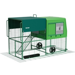 Decksplore Weatherproof HDPE Chicken Coop Expandable Design with Wheels - 1 of 4