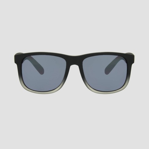 Men's Square Sunglasses with Smoke Mirrored Lenses - Original Use™ Gray