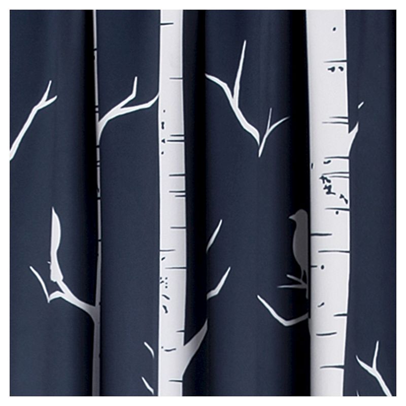 Set of 2 Bird On The Tree Light Filtering Window Curtain Panels - Lush Décor, 4 of 9