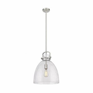 Newton Bell - 1 Light Stem Hung Pendant In Industrial Style-20.25 Inches Tall and 14 Inches Wide - 1 of 1