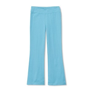 Lands' End Kids Tough Cotton Flare Leggings - 1 of 2