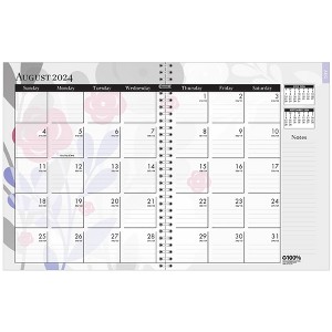 House of Doolittle® Monthly and Weekly Academic Calendar Planner, Wild Flower, July-August, 7" x 9" - 1 of 2