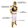 Power Rangers Ranger Adult Long Sleeve Hooded Cosplay Onesie Costume Union Suit - 2 of 4