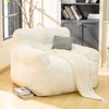 Hooseng Plush Bean Bag Chair for Adults, Comfy Lazy Floor Sofa with Backrest & Armrests, Lounge Accent Chair for Bedroom, Dorm, Living Room - 2 of 4