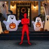 Seasonal Visions Red Morf Bodysuit Adult Costume - 3 of 4