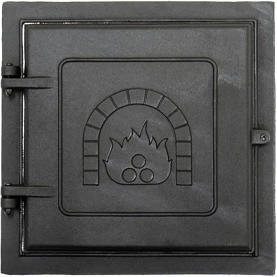Minuteman International Cast Iron Clean-Out Door, 12 by 12-Inch