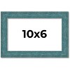 PosterPalooza | Photo Size Simple Blue Picture Frame - UV Acrylic, Foam Board Backing, Hanging Hardware - 2 of 4