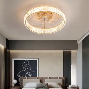 Airsurfer 20'' Bladeless Caged Ceiling Fan with LED Lights and Remote Control - 1 of 4