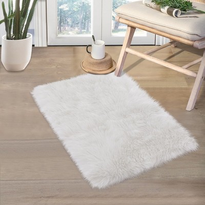 Shaggy Area Rugs Plush Rug Carpet Decorative Solid Rug