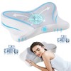 TUYOHW Dual-Height Cervical Neck Pillow, Cooling Ergonomic Memory Foam Bed Pillow for Side Sleeper, Orthopedic Contour Support Pillow - 3 of 4