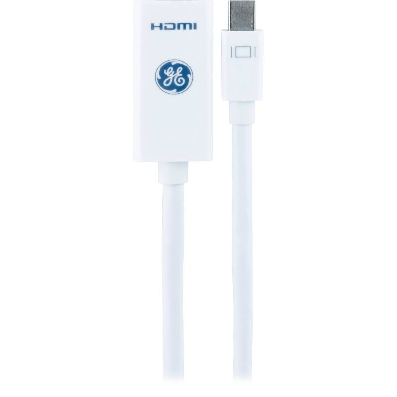 GE Mini DisplayPort to HDMI Adapter, Supports Full HD 1080P and 4K UltraHD - White, 4 of 7