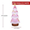 NAYSAYE 7FT Christmas Tree Inflatable Holiday Decoration Festive Yard Decor Fun Seasonal Display for Home Garden, Pink, 37.4"*37.4"*84.6" - 3 of 4