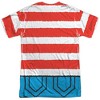 Popfunk Wheres Waldo Waldo Front-Back Print Adult Sublimated Costume T-Shirt - 2 of 4