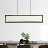 LLHZSY Modern LED  Chandelier Kitchen Island Light for Dining Room- Geometric, W39 2/5" - 4 of 4
