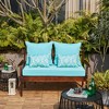 ARTPLAN Patio Deep Seating Loveseat Cushions All Weather Chair Outdoor Cushions Set of 5 for Patio Outdoor Furniture - 2 of 2
