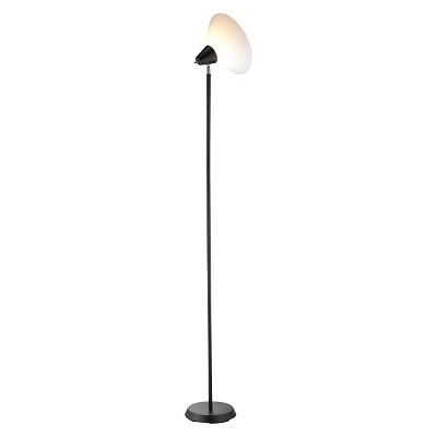 black pole lamp