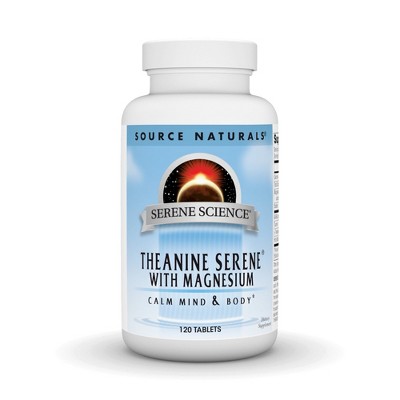 Theanine Serene with Magnesium by Source Naturals, Inc.  -  120 Tablet