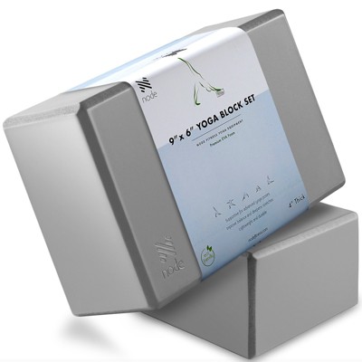 Node Fitness Yoga Block (Set of 2) - 4" Thick Brick