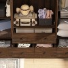 FUFU&GAGA 4-Doors Armoire With Hanging Rod and 5 Drawers - 2 of 4