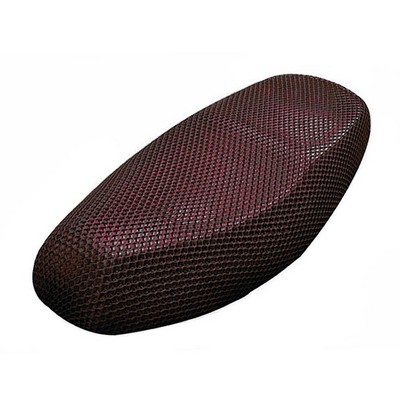 Unique Bargains Breathable Motorcycle Net Seat Cover for Yamaha Size XL Red Black 1 Pc