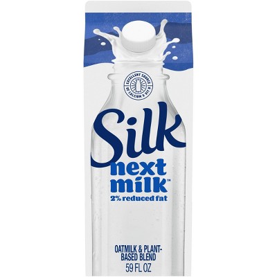 Silk Nextmilk 2% Reduced Fat Oat and Plant-Based Blend Milk - 59 fl oz