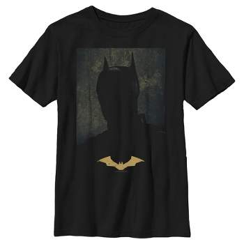 Boy's The Batman Silhouette Portrait T-Shirt