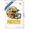 Trends International NFL Green Bay Packers - Drip Helmet 20 Framed Wall Poster Prints - 3 of 4