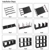 Boersma 3-Tier 9-Cube Storage Organizer – Closet Organizer Shelf & Bookcase for Clothes, Shoes, Toys & Home Storage - 3 of 4